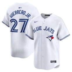 Men’sToronto Blue Jays Vladimir Guerrero Jr. Nike White Home Limited Player Jersey
