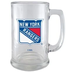 New York Rangers 15oz. Glass Sport Mug