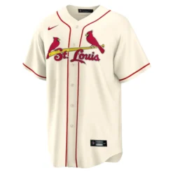 Men’sSt. Louis Cardinals Nike Cream Alternate Replica Team Jersey