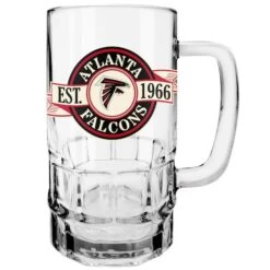 Atlanta Falcons 18oz Retro Banner Beer Stein Glass Mug