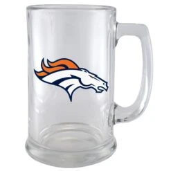 Denver Broncos 15oz. Glass Sport Mug