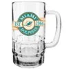 Miami Dolphins 18oz Retro Banner Beer Stein Glass Mug