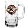 Philadelphia Flyers 18oz Retro Banner Beer Stein Glass Mug