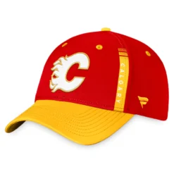 Calgary Flames Fanatics Red/Yellow 2022 NHL Draft – Authentic Pro Flex Hat