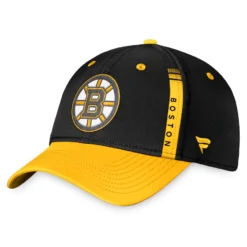 Boston Bruins Fanatics Black/Yellow 2022 NHL Draft – Authentic Pro Flex Hat