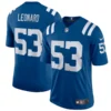Men’sIndianapolis Colts Shaquille Leonard Nike Home Royal Vapor Limited Player Jersey