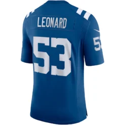 Men’sIndianapolis Colts Shaquille Leonard Nike Home Royal Vapor Limited Player Jersey -SportsCloset Clothing thumb 69