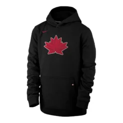 Youth Nike Black Hockey Canada 2022 – Club Fleece Pullover Hoodie
