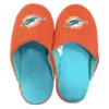 AdultMiami Dolphins FOCO Big Logo Waffle Slipper