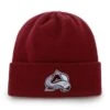 '47 BRAND Colorado Avalanche ’47 Brand Burgundy Raised Logo Cuff Knit Hat