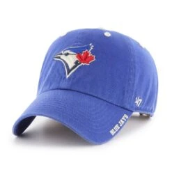 '47 BRAND Toronto Blue Jays ’47 Brand Ice Blue Wordmark Clean Up Adjustable Hat