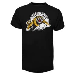 '47 BRAND Men’sHamilton Tiger-Cats ’47 Brand Black Team Logo T-Shirt
