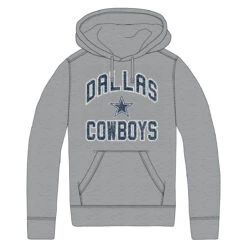 '47 BRAND Men’s Dallas Cowboys ’47 Brand Play Action Hoodie – Grey