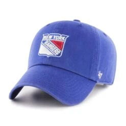 '47 BRAND New York Rangers ’47 Brand Blue Clean Up Adjustable Hat