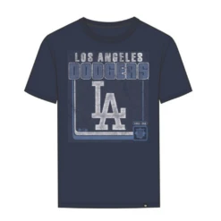 '47 BRAND Men’sLos Angeles Dodgers ’47 Brand Borderline Franklin Navy T-Shirt