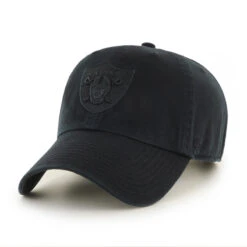 '47 BRAND Las Vegas Raiders ’47 Brand Black On Black Clean Up Adjustable Hat