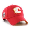 '47 BRAND Calgary Flames ’47 Brand 1989 Stanley Cup Sure Shot MVP Adjustable Hat – Red