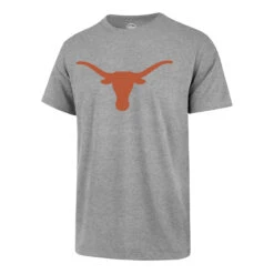 '47 BRAND Men’s NCAA Texas Longhorns ’47 Brand Fan T-Shirt – Grey