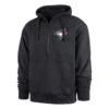 '47 BRAND Men’sToronto Blue Jays ’47 Brand Closeout Half-Zip Hoodie