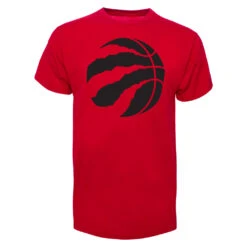 '47 BRAND Men’sToronto Raptors ’47 Brand Red Big Logo T-Shirt
