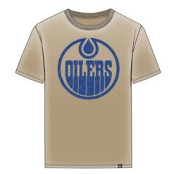 '47 BRAND Men’s Edmonton Oilers ’47 Brand Dusted Imprint River T-Shirt