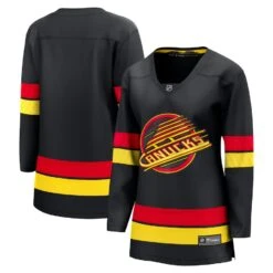 Women’sVancouver Canucks Fanatics Breakaway Alternate Black Replica Jersey