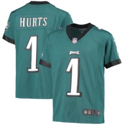 Youth Jalen Hurts Philadelphia Eagles Nike Game Jersey – Midnight Green