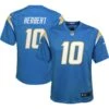 YouthNike Justin Herbert Los Angeles Chargers Game Jersey – Powder Blue